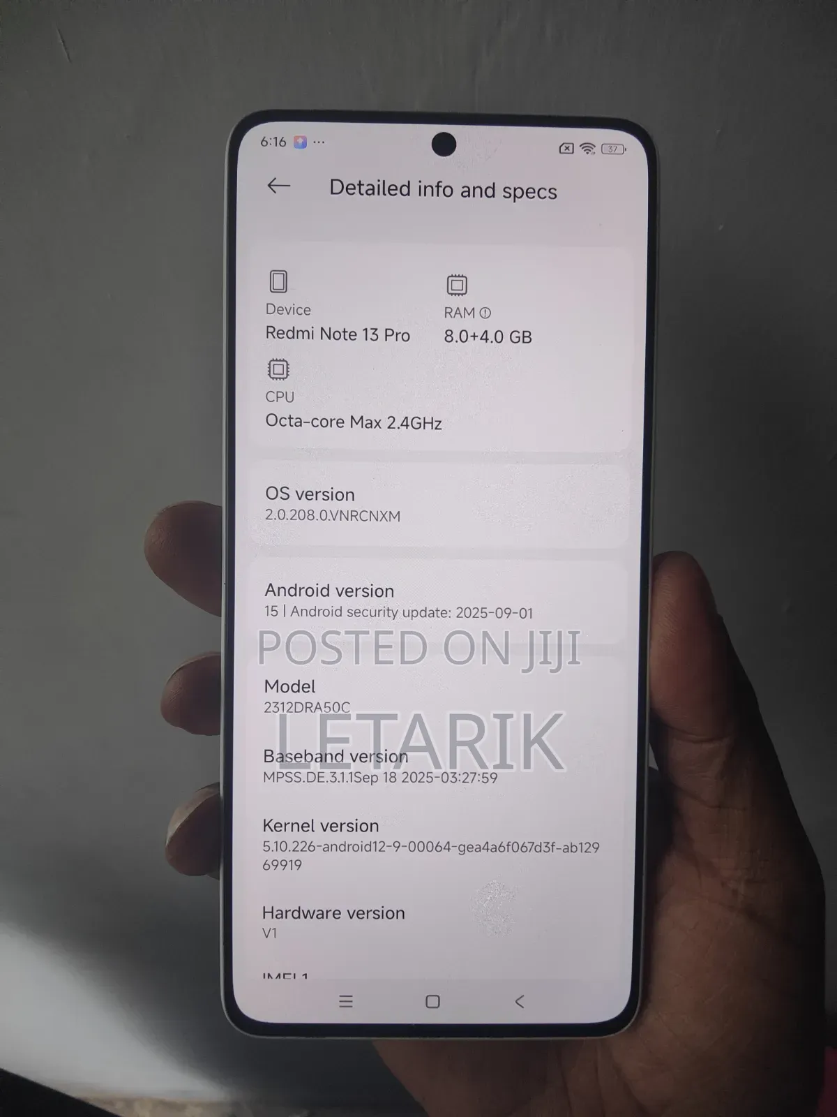 Xiaomi Redmi Note 13 Pro 5G 256 GB White