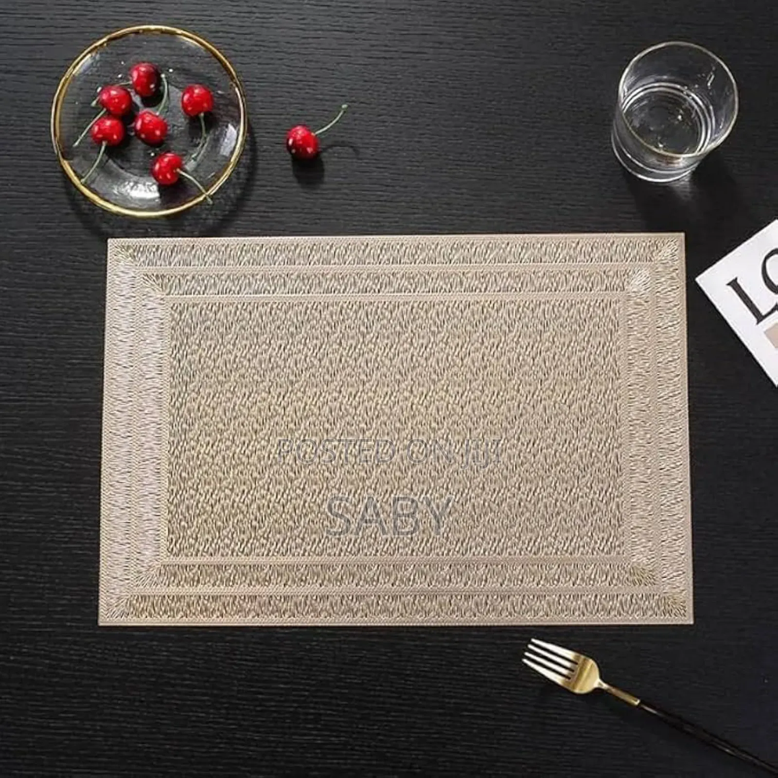 Rectangular Woven Vinyl Placemats