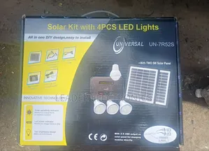 Universal Solar Kit With 4 PCS Led Lighting 10w