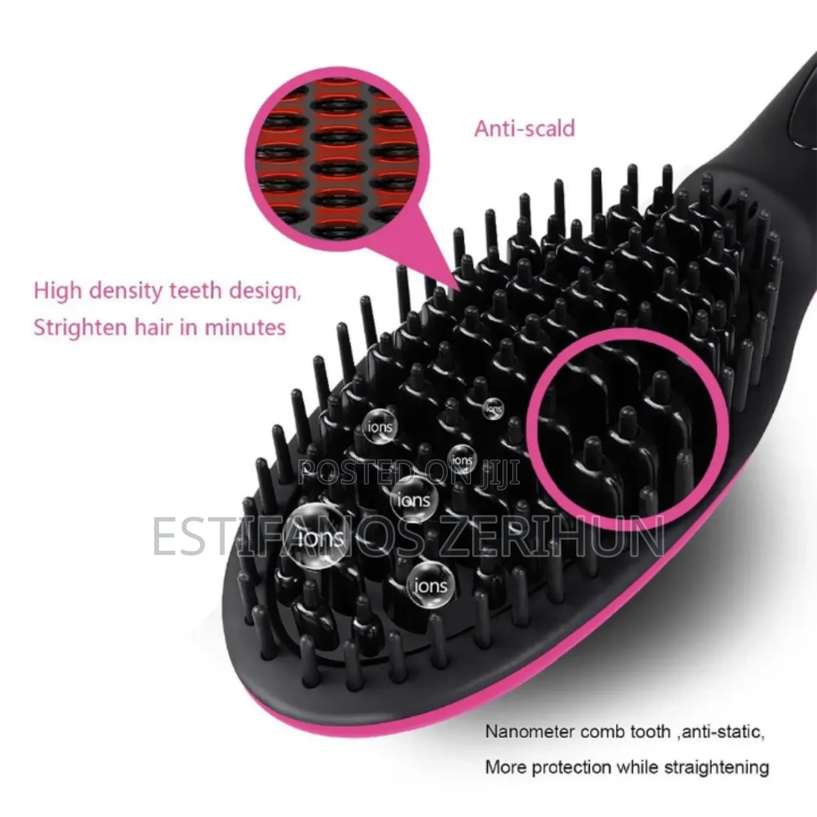 Kemei Professional Hair Straightener Brush