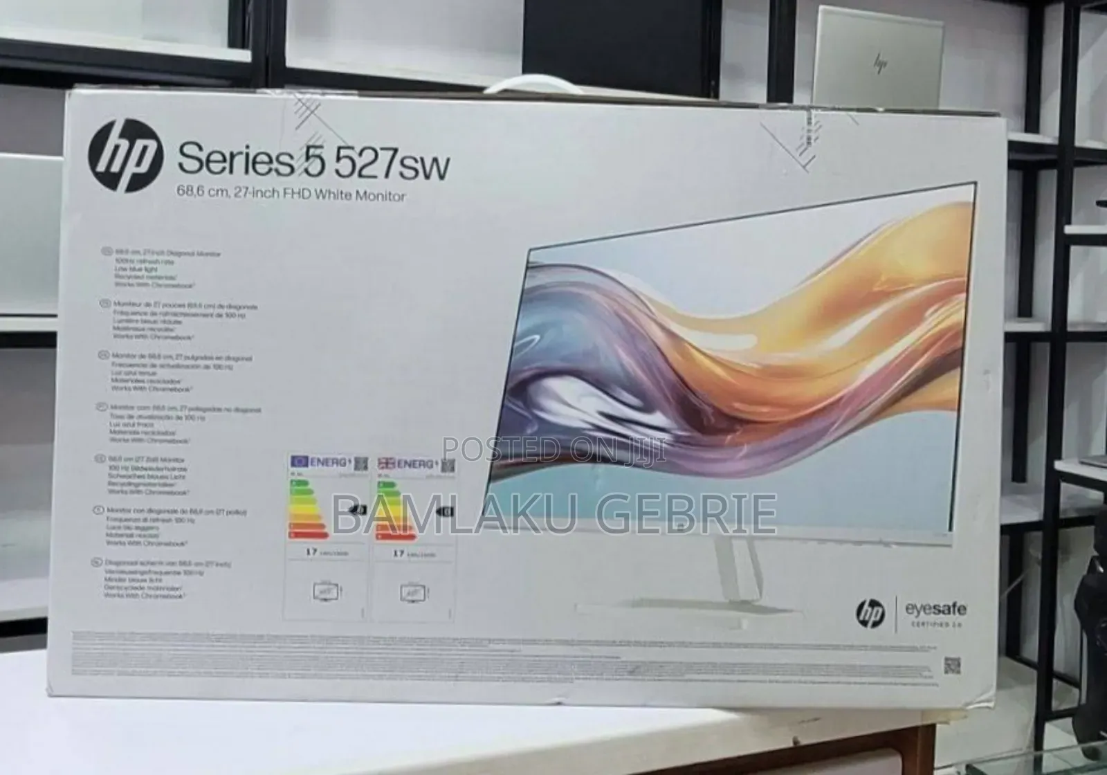 Hp 27 Inch 100hz Monitor 2pices Available Display • Screen 27 Inch