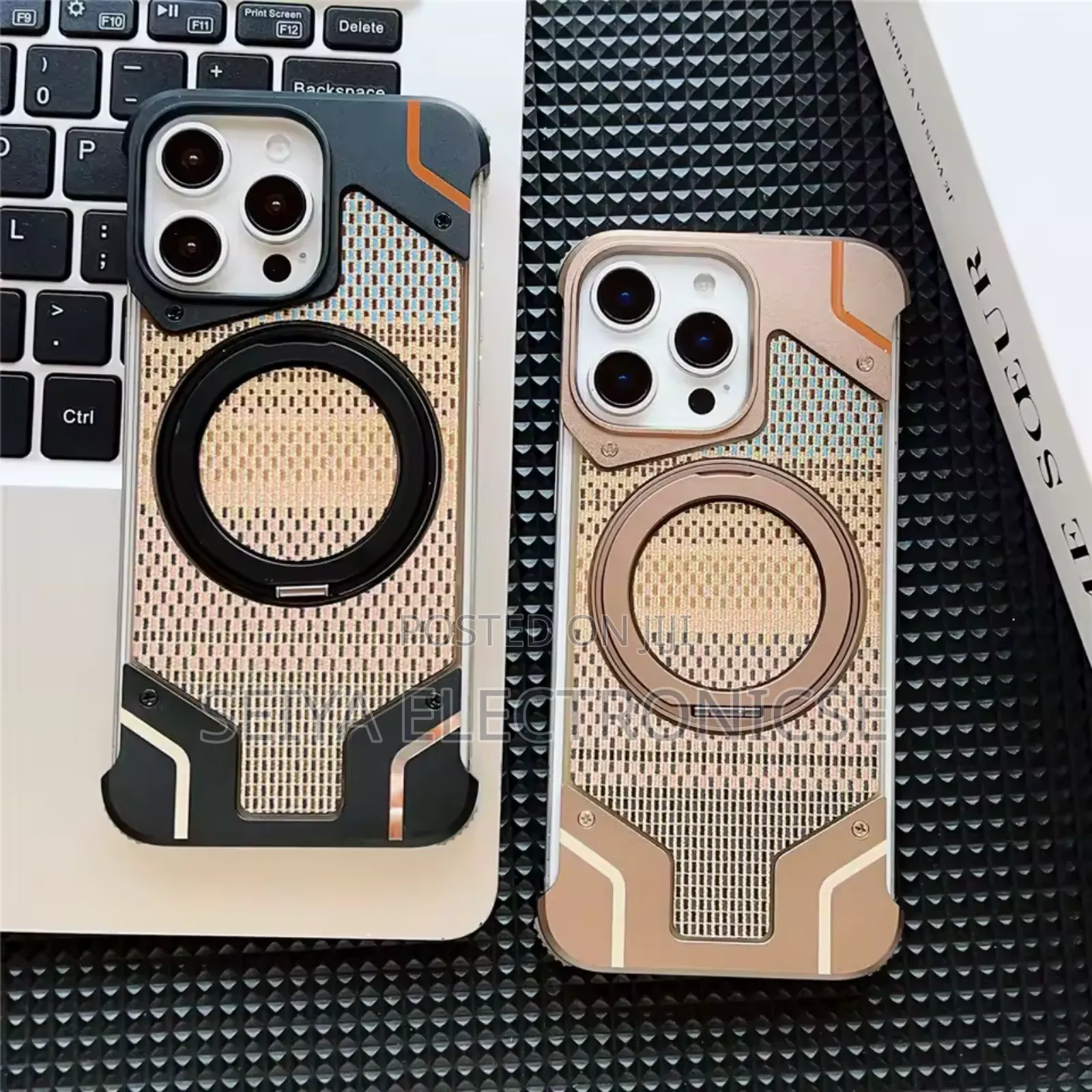 15pro Max Cover Freamlass Metal Cover Case