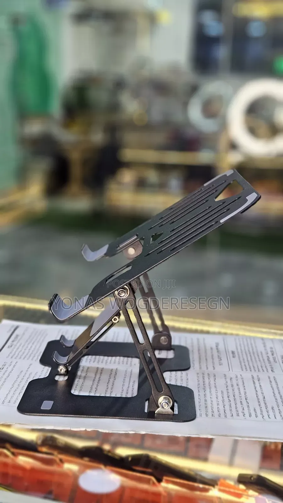 360° Rotating Laptop Phone Stand Adjustable Foldable