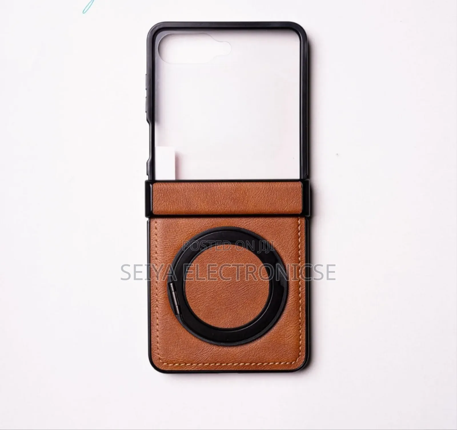 Samsung Galaxy Z Flip Series Cover Case Leather Matrial