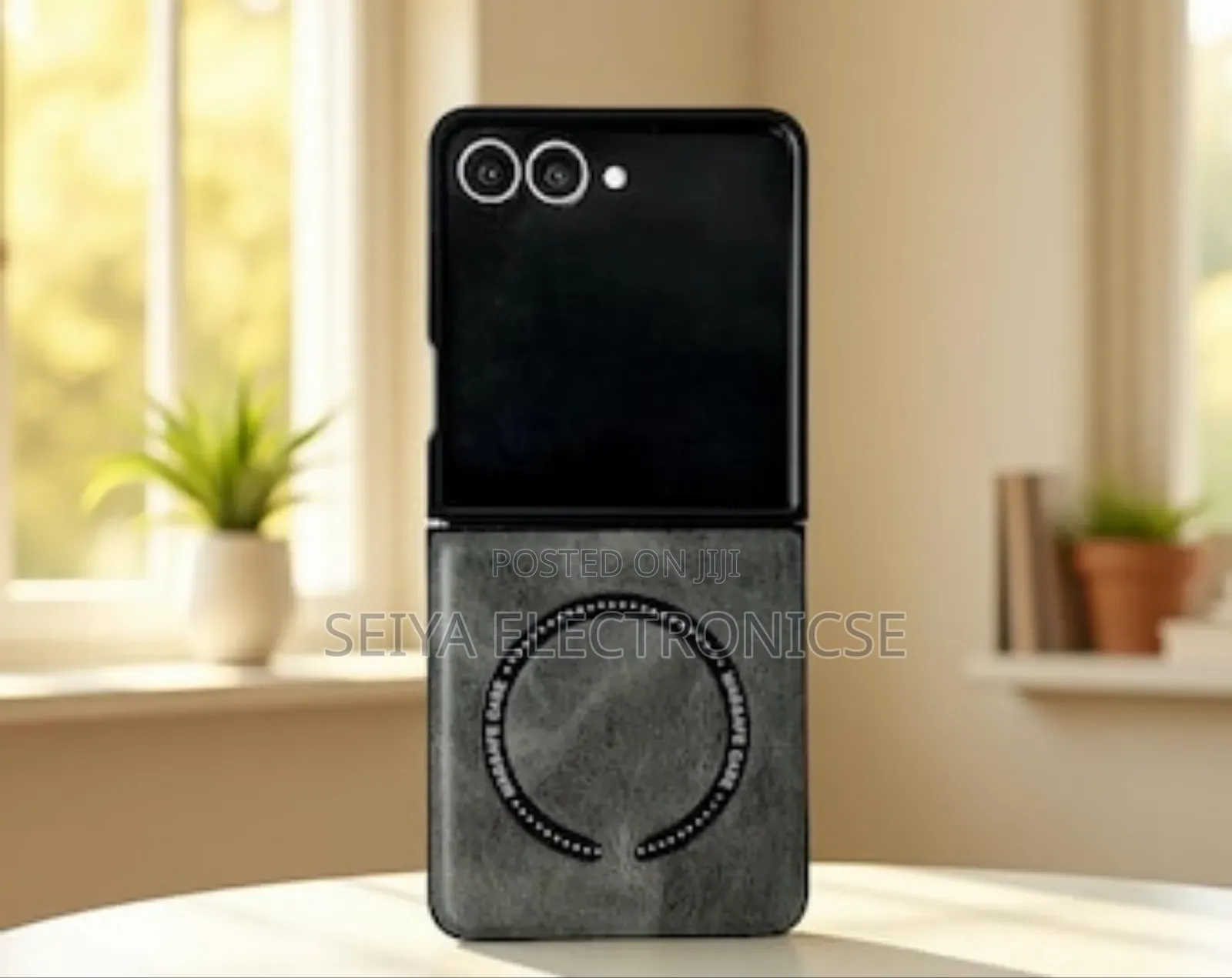 Samsung Galaxy Z Flip Series Cover Case Leather Matrial