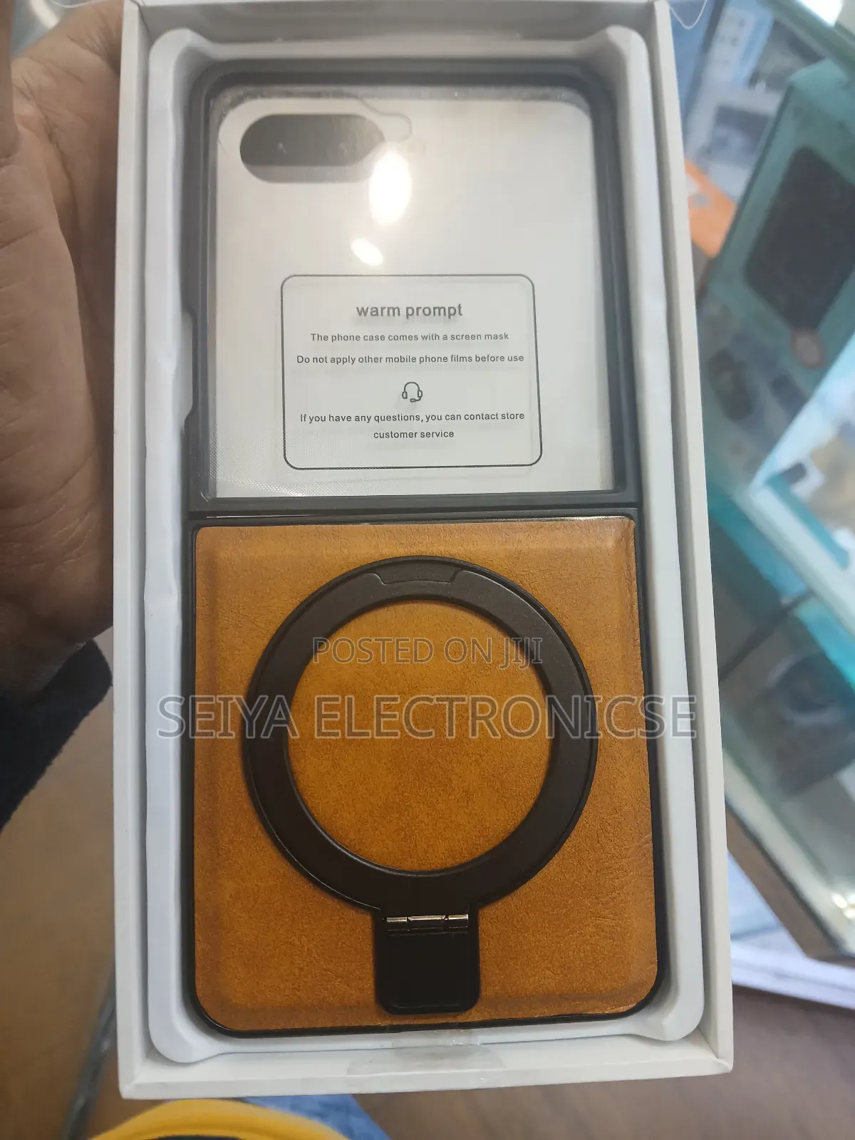 Samsung Galaxy Z Flip Series Cover Case Leather Matrial