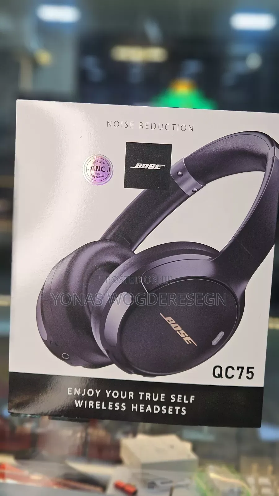 Boos Qc75 Headphones | Wireless Noise-cancelling | Premium Sound