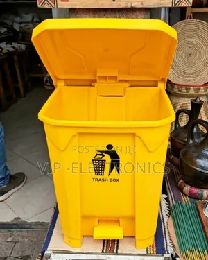 Premium Garbage Trash Box Bin 20l Heavy-Trash Bin Vibrant Yellow