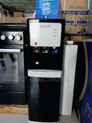 Jl Filepu Standing Water Dispenser Black Silver