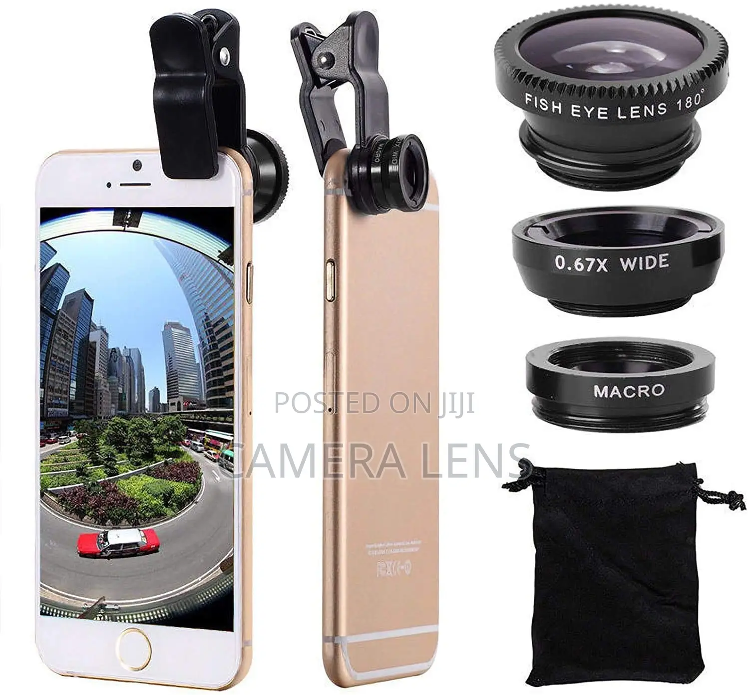 3-in-1 Universal Clip Camera Lens Kit