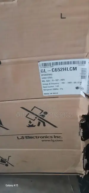 Lg Top Freezer Refrigerator, Model Gl-C652hlcm.