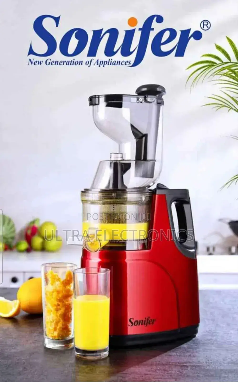 Juicer Sonifer Sf-5537 Slow Masticating .