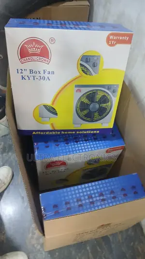 Box Fan (Changli Crown 12" Box Fan (Model Kyt-30a). Voltage: