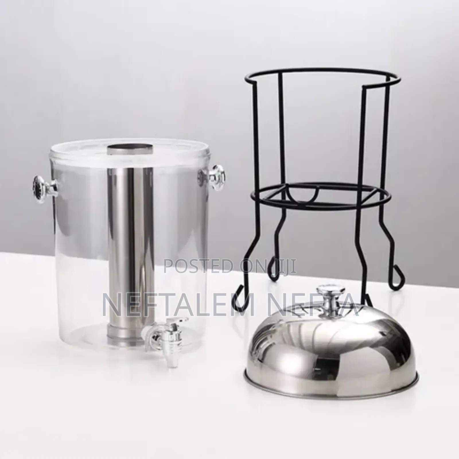 8l Dispenser Jar With Stand Rack