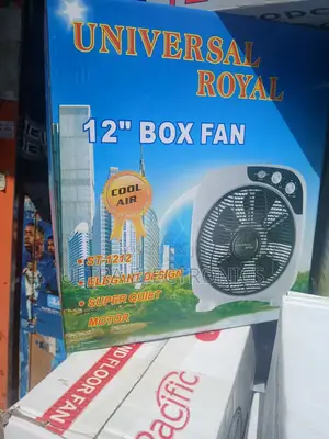 Fan Universal Royal 12" Box (Model St-1212).12-Inch Compact Box Fan