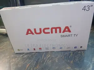 Aucma 43-Inch Smart Tv. Netflix, Youtube, and Prime Video.
