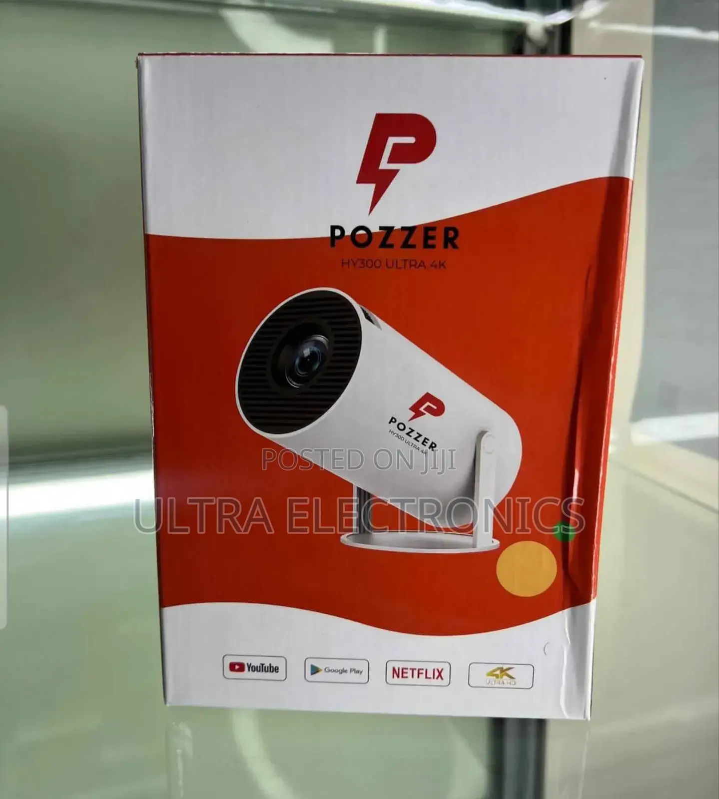 Projector Pozzer 130-Inch - አዲስ ዕቃ | Hy300 •Hdmi ስለሚቀበል ከሪሲቨር