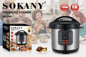 9l Sokany Electric Pressure Cooker 9l