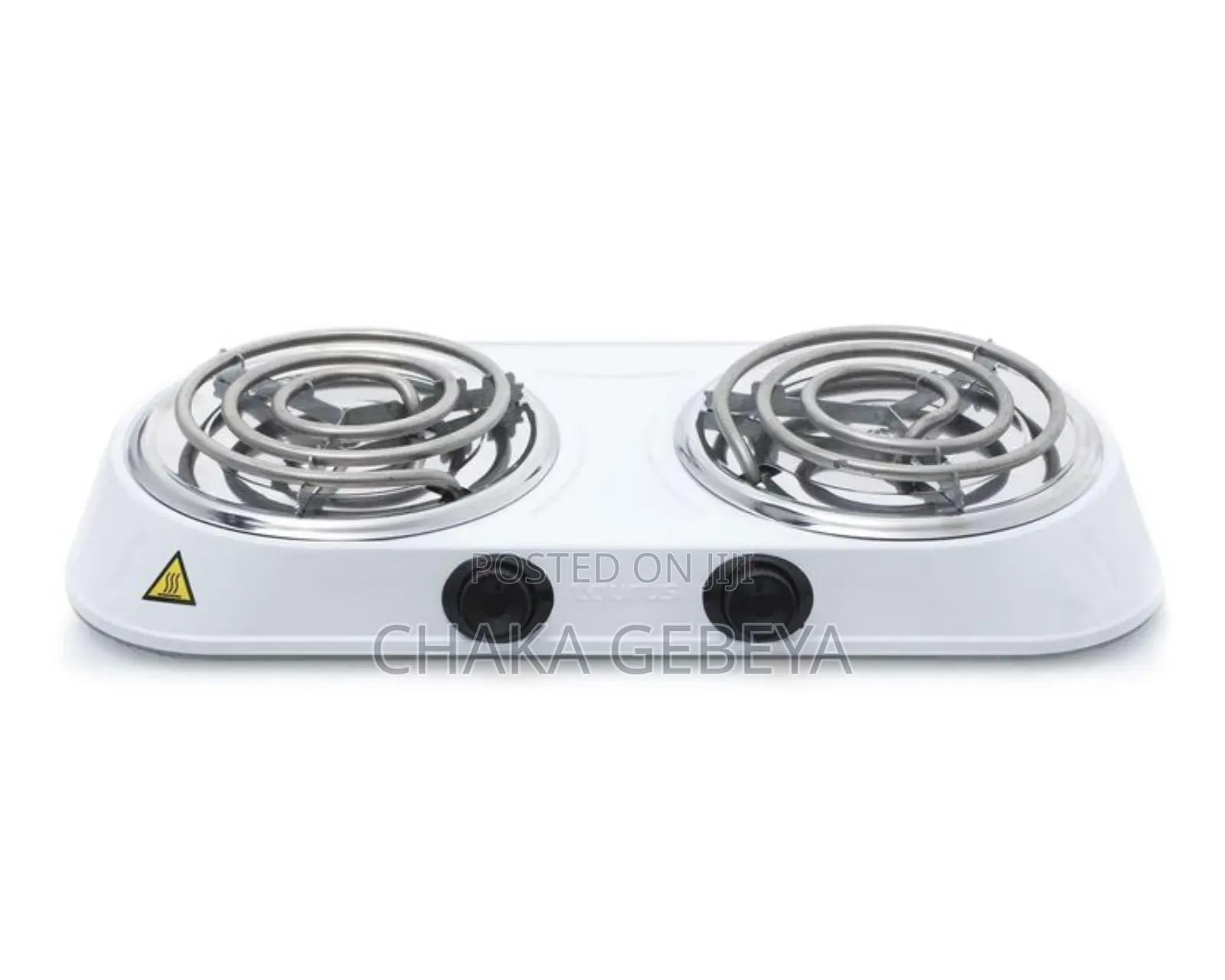 Sonika Double Burner Hot Plate – 2000w, Fuse Protected, Heavy Duty