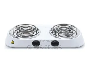Sonika Double Burner Hot Plate – 2000w, Fuse Protected, Heavy Duty