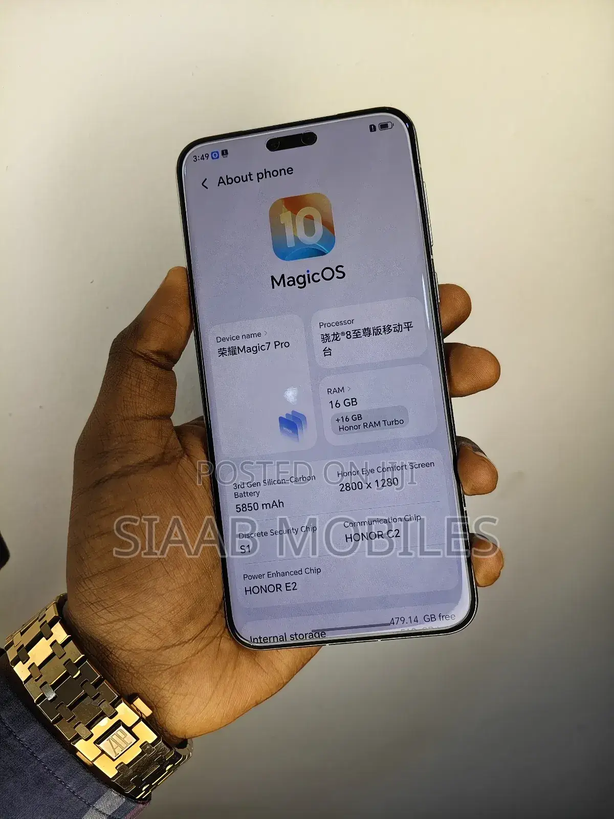 New Honor Magic7 Pro 512 GB Silver
