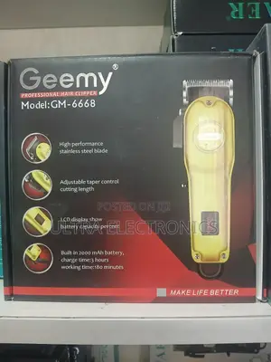የፀጉር ማሽን Geemy Gm-6668 Professional Hair Clipper.
