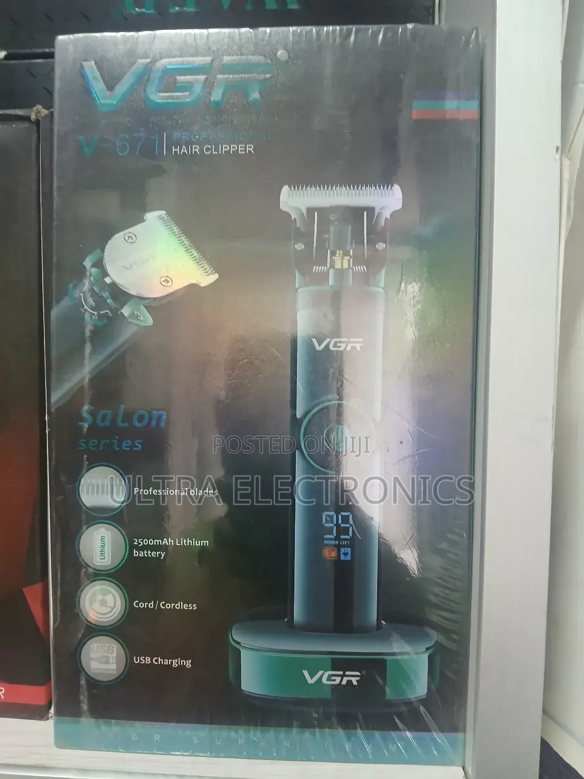 የፀጉር ማሽን VGR v-671 Professional Hair Clipper/Trimmer From the Salon