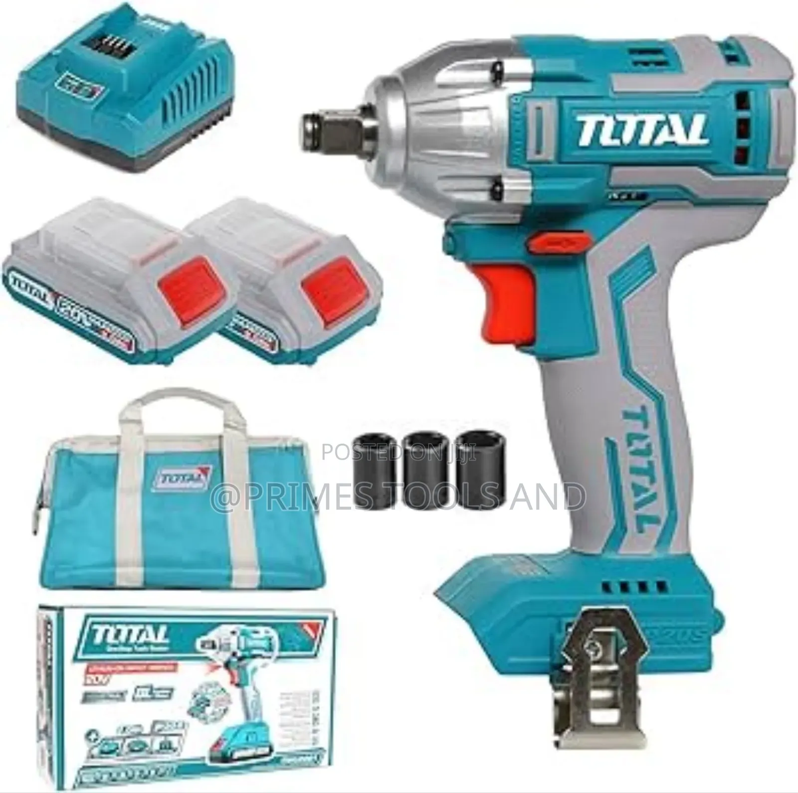 Total Impact Wrench Cordless | High Torque Professional Power Tool