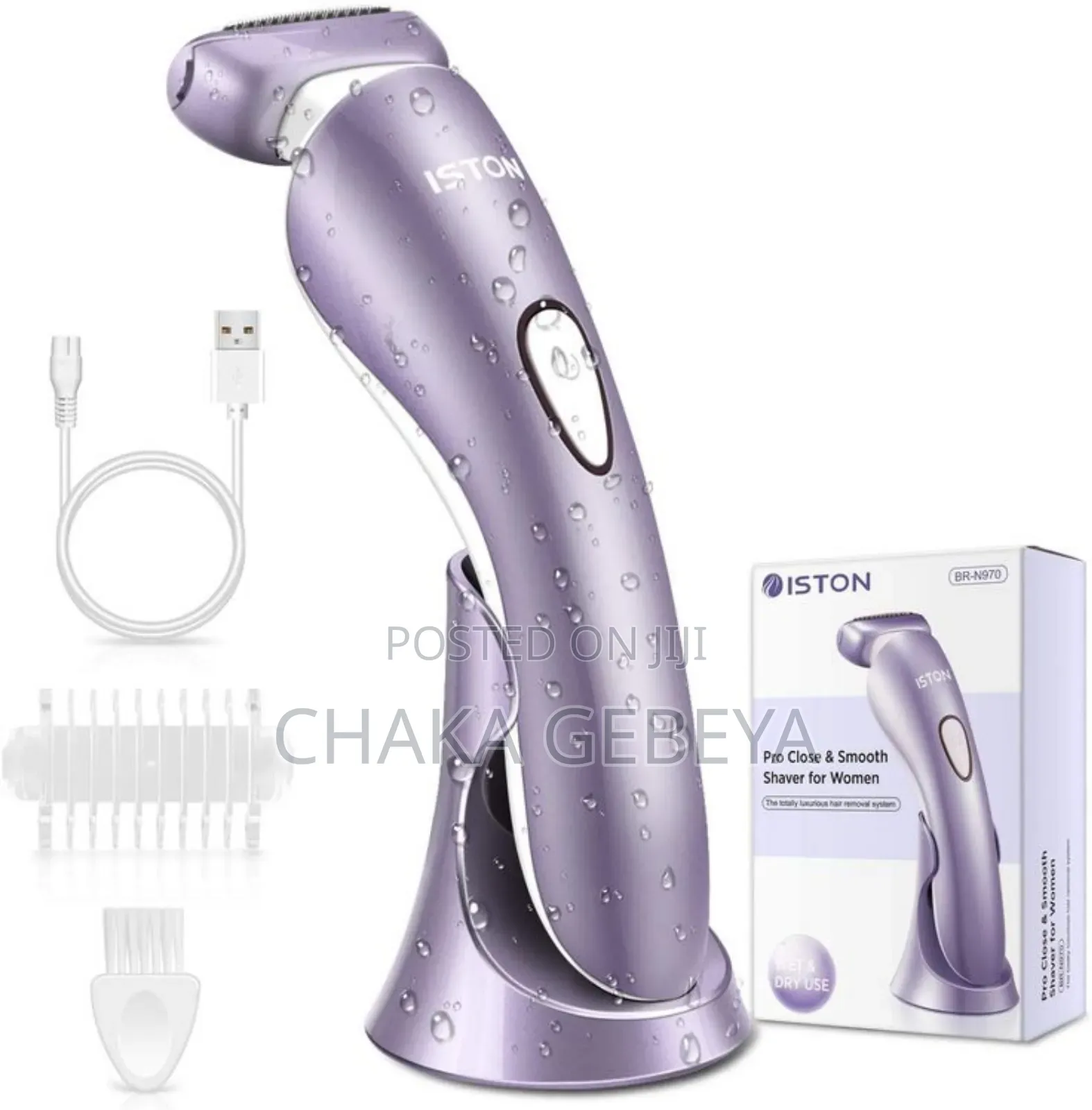 Kemie Rechargeable Ladies Shaver – Electric Shaver for Sensitive Skin