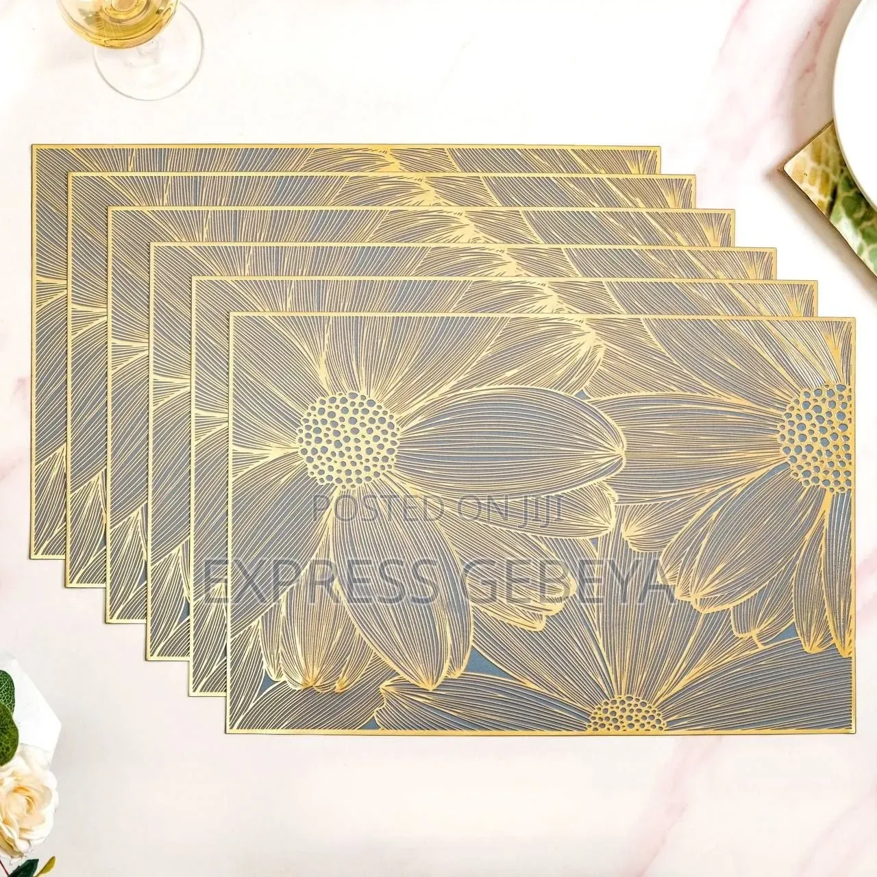 6pcs Table Place Mat የገበታ ምንጣፍ Table Mat