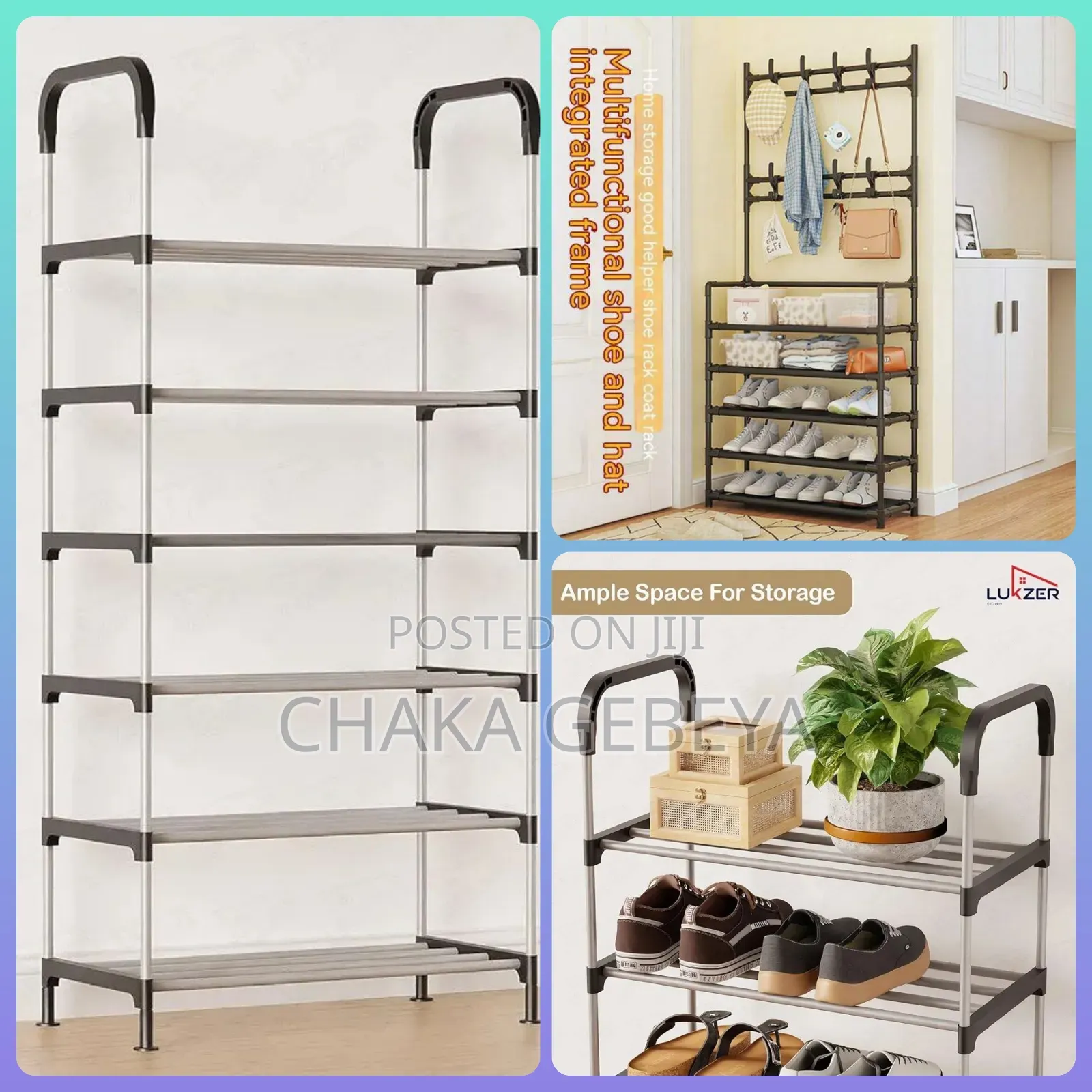 Space-Saving Shoe Organizer – Holds Many Shoes, Perfect for Bedroom,