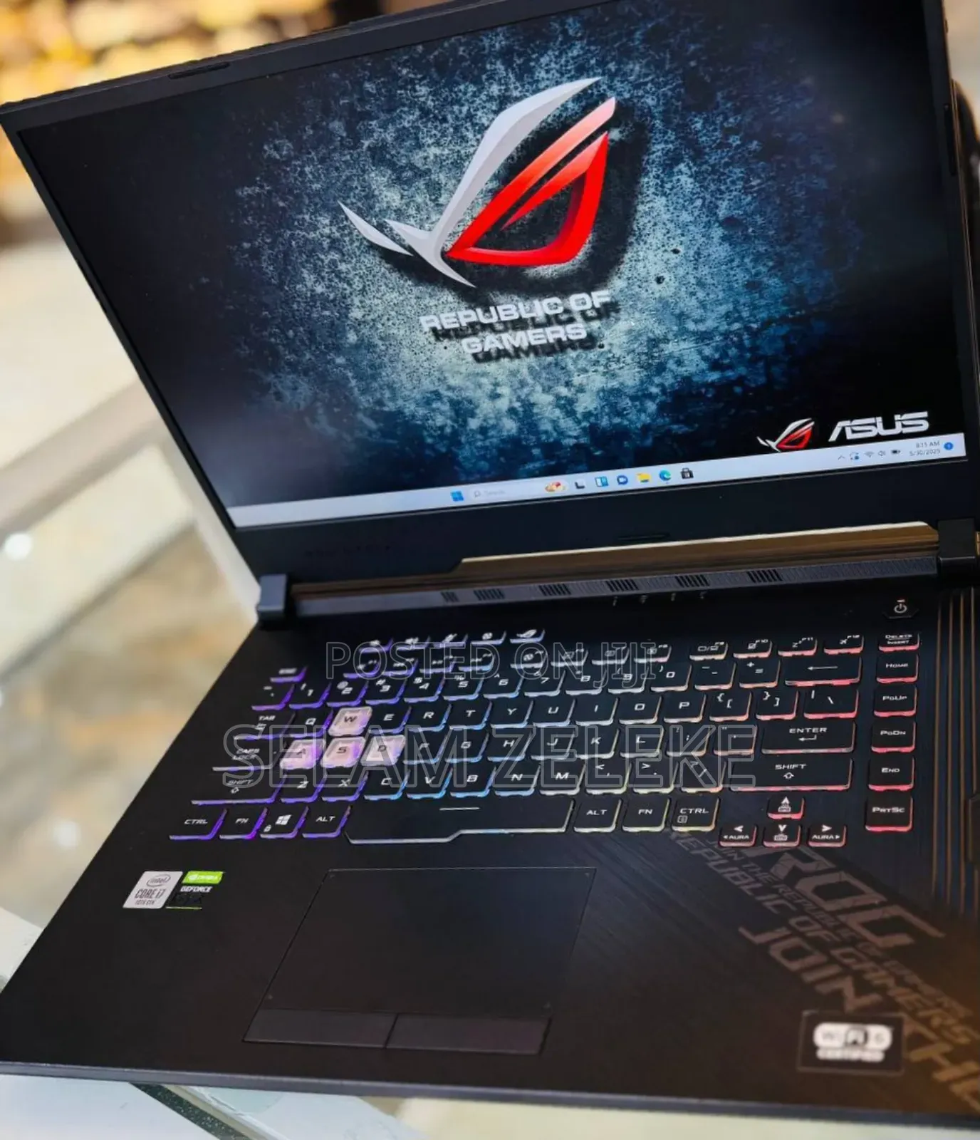 New Laptop Asus ROG Strix G15 G512 16GB Intel Core i7 SSD 512GB