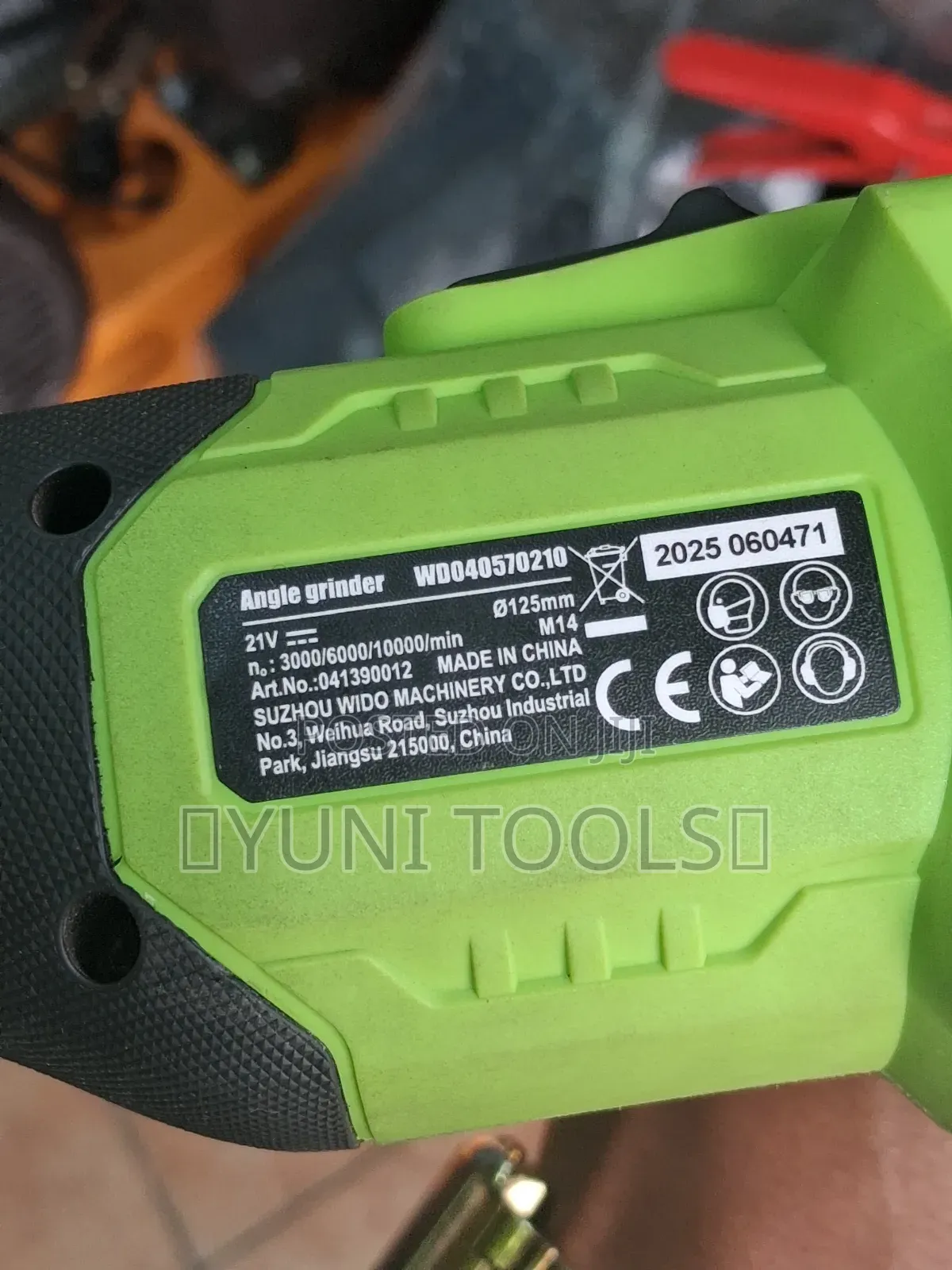 Chargeble Angle Grinder