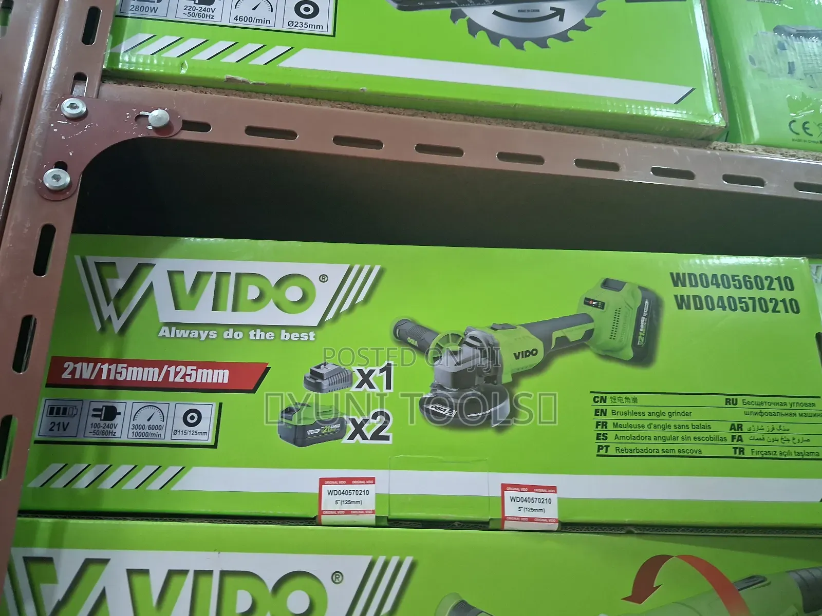 Chargeble Angle Grinder