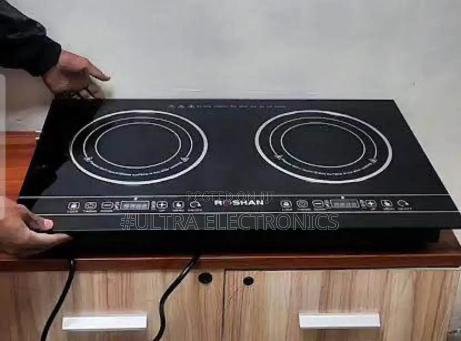 Electric Stove Roshan Dual Induction Cooktop, Which Is Double Burner