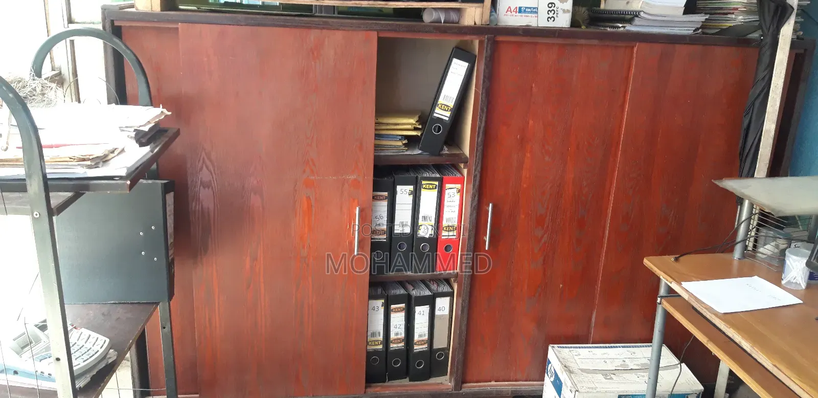 Box File Shelf 2m by 1m With 6 Partitions