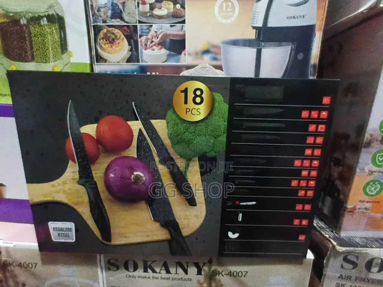 18 PCS Kitchen Knife Sets