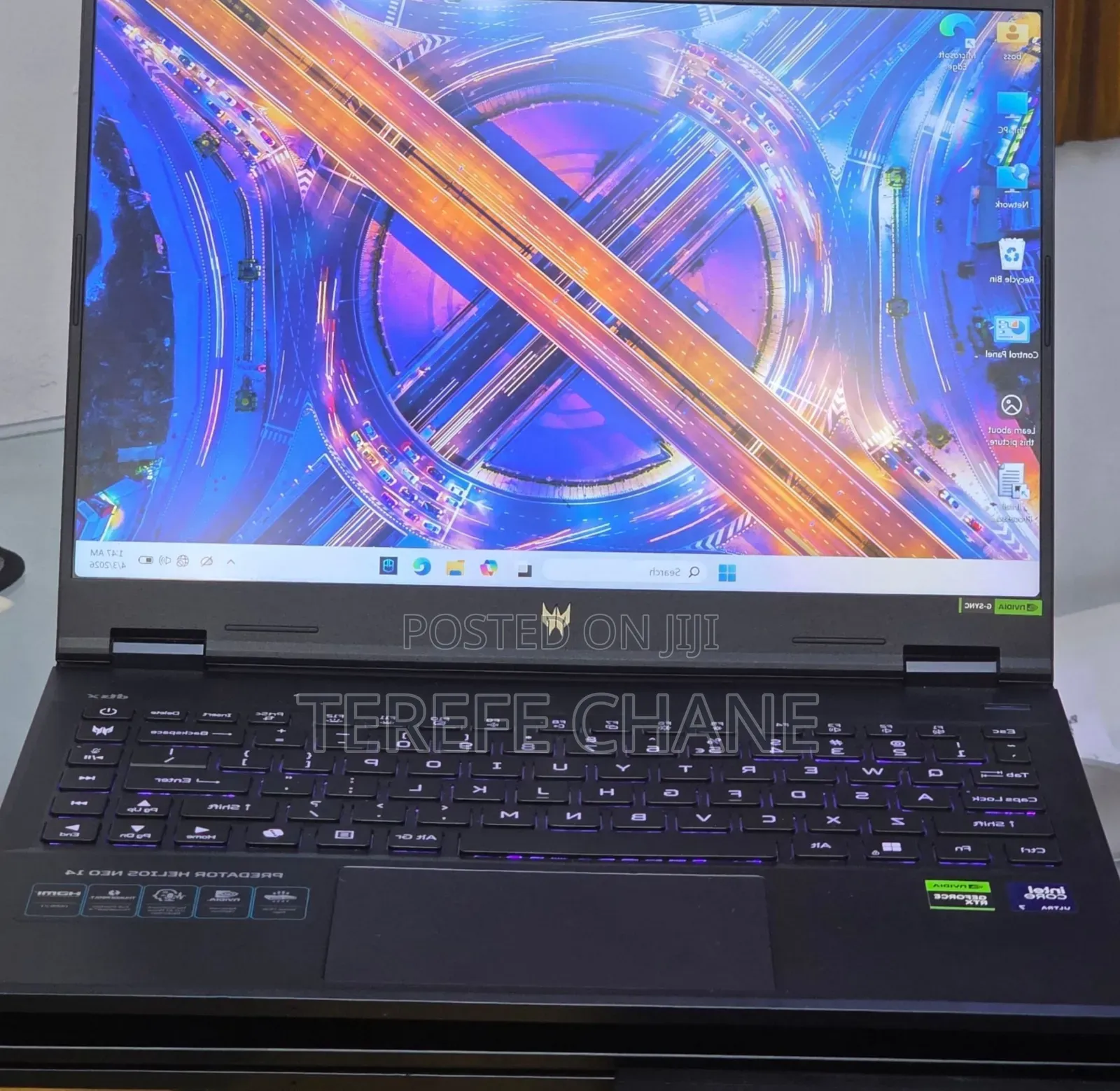 New Laptop Acer Predator Helios Neo 14 16GB Intel Core Ultra 7 SSD 1T