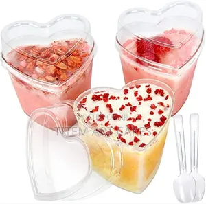 Heart Shape Dessert Cups
