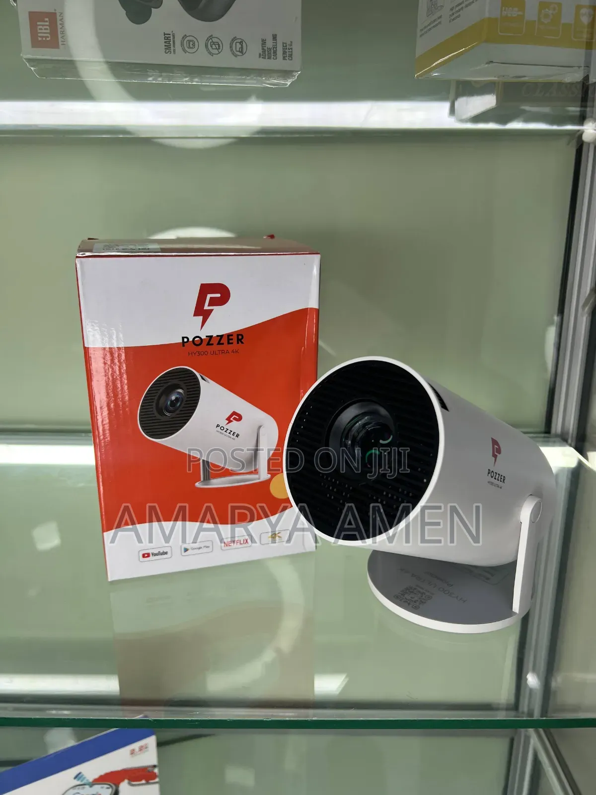 Pozzer 130-Inch Projector - አዲስ ዕቃ | Hy300