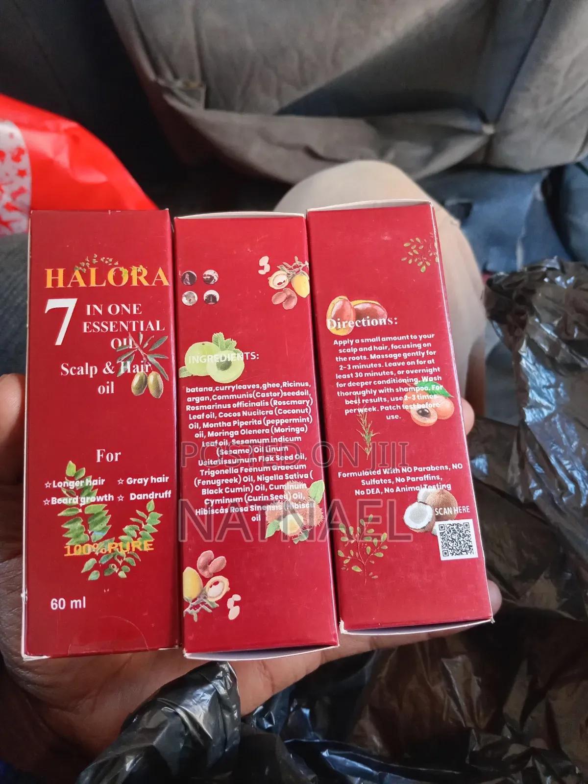 Halora 7 in One Essential Scalp የፀጉር ማሳደጊያ