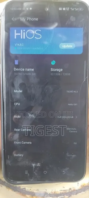 Tecno Spark 30 Pro 256 GB Black