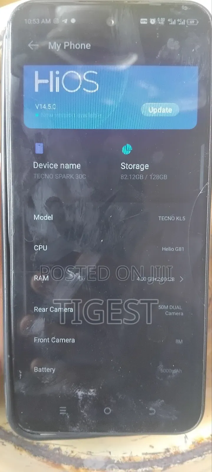 Tecno Spark 30 Pro 256 GB Black