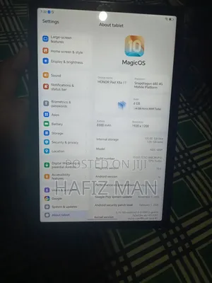New Honor Pad X8 128 GB Silver