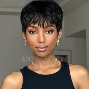 Pixie Cut Black Cup Wig