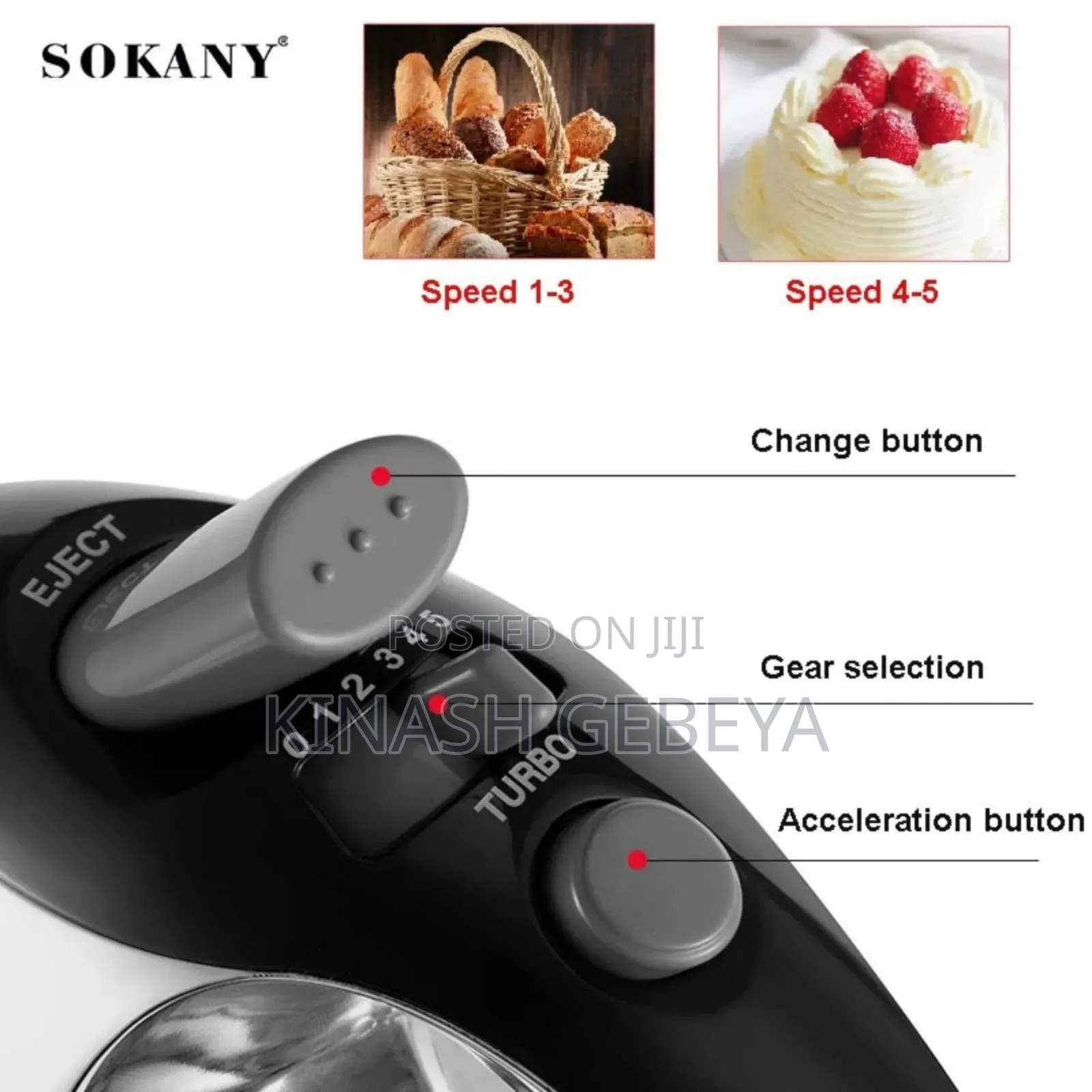 Sokany Top Quality Stand Mixer
