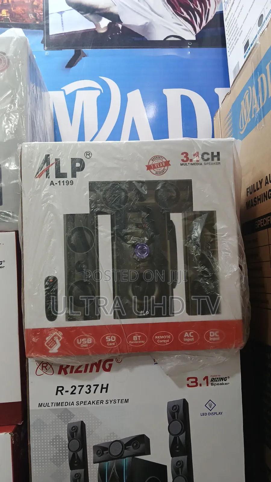 Speaker Alp a-1199 Multimedia System. It Is a 3.1 Channel System