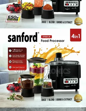 Sanford Juicer 4-in-1 Food Processor (Sf5501jb) – 650w