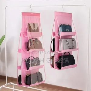 Multi Pocket Bag Organizer(Pink Colour Only)