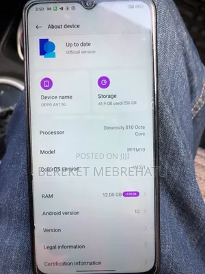 New Oppo A97 256 GB Black